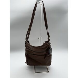 Brown Bueno Handbag Brown adjustable strap Lined Crossbody Purse‎ Shoulder Bag